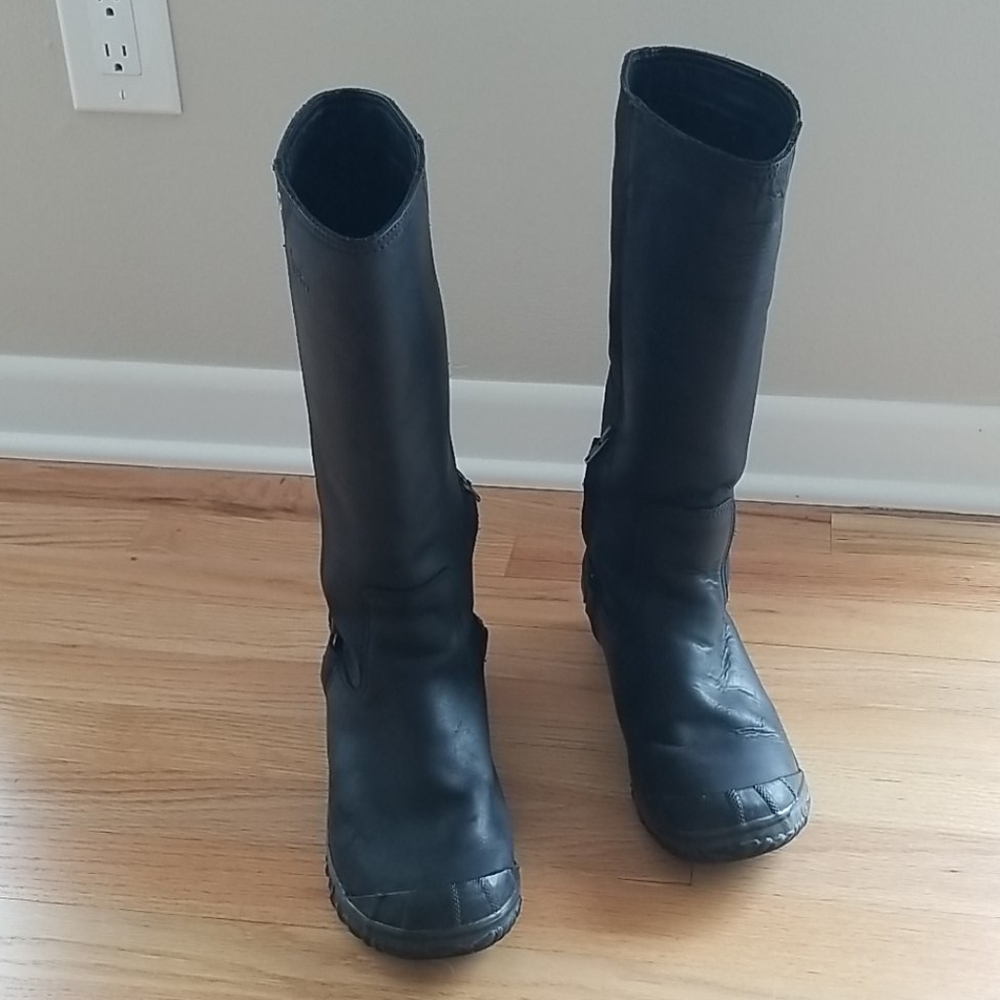 Sorel "Slim" black boots leather/suede